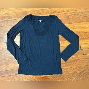 J. Crew Linen Cotton Blend Shirt